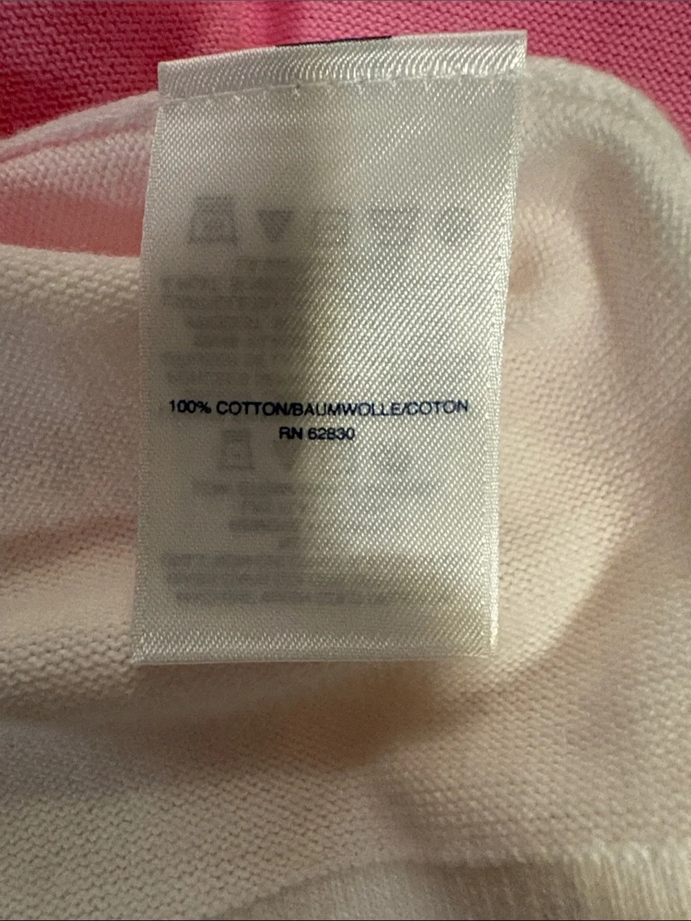Lands' End Bright Pink Cotton Sweater - Picture 5 of 5